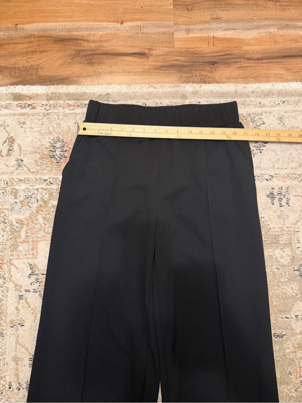 Crazy Train Black Wide-Leg Trousers - Picture 3 of 6